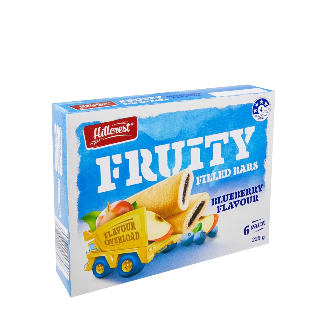 Hillcrest Fruity Filled Bars – Blueberry (Pack of 6)