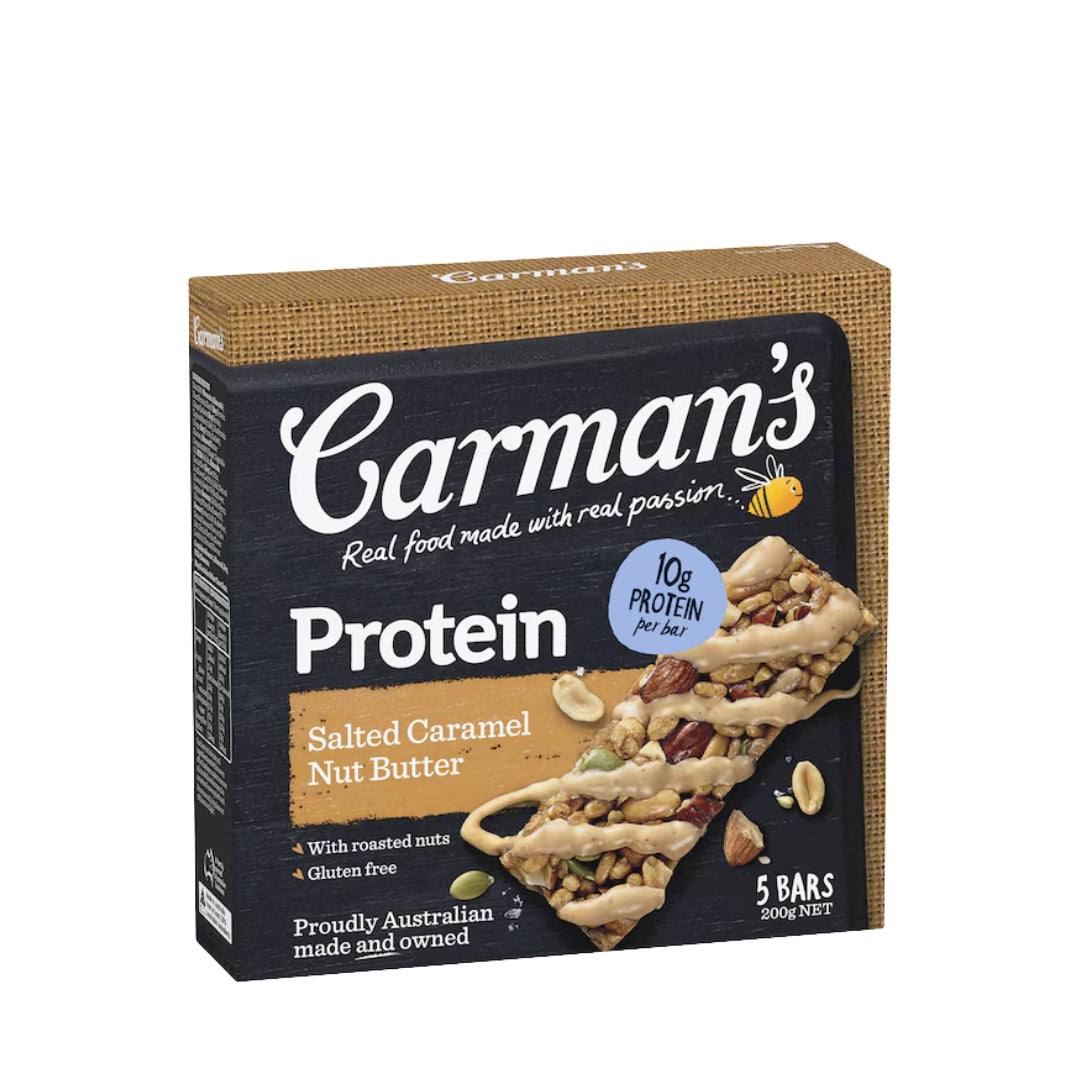 Carman’s Protein Bars – Salted Caramel (Pack of 5)